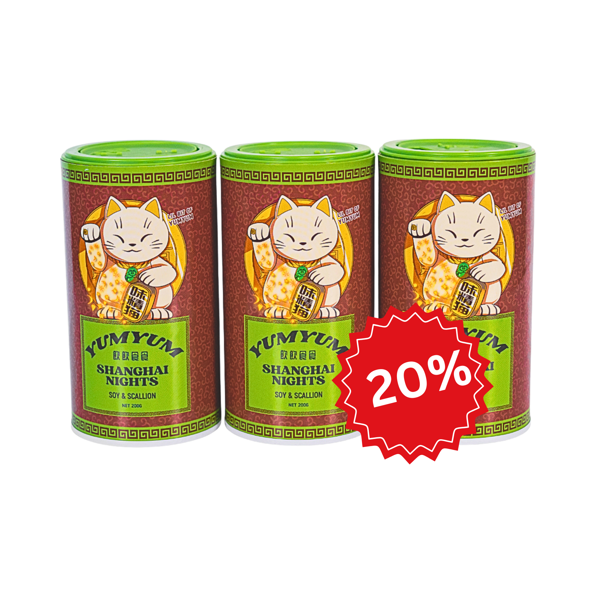 Three-Pack Shanghai Nights - Soy & Scallion