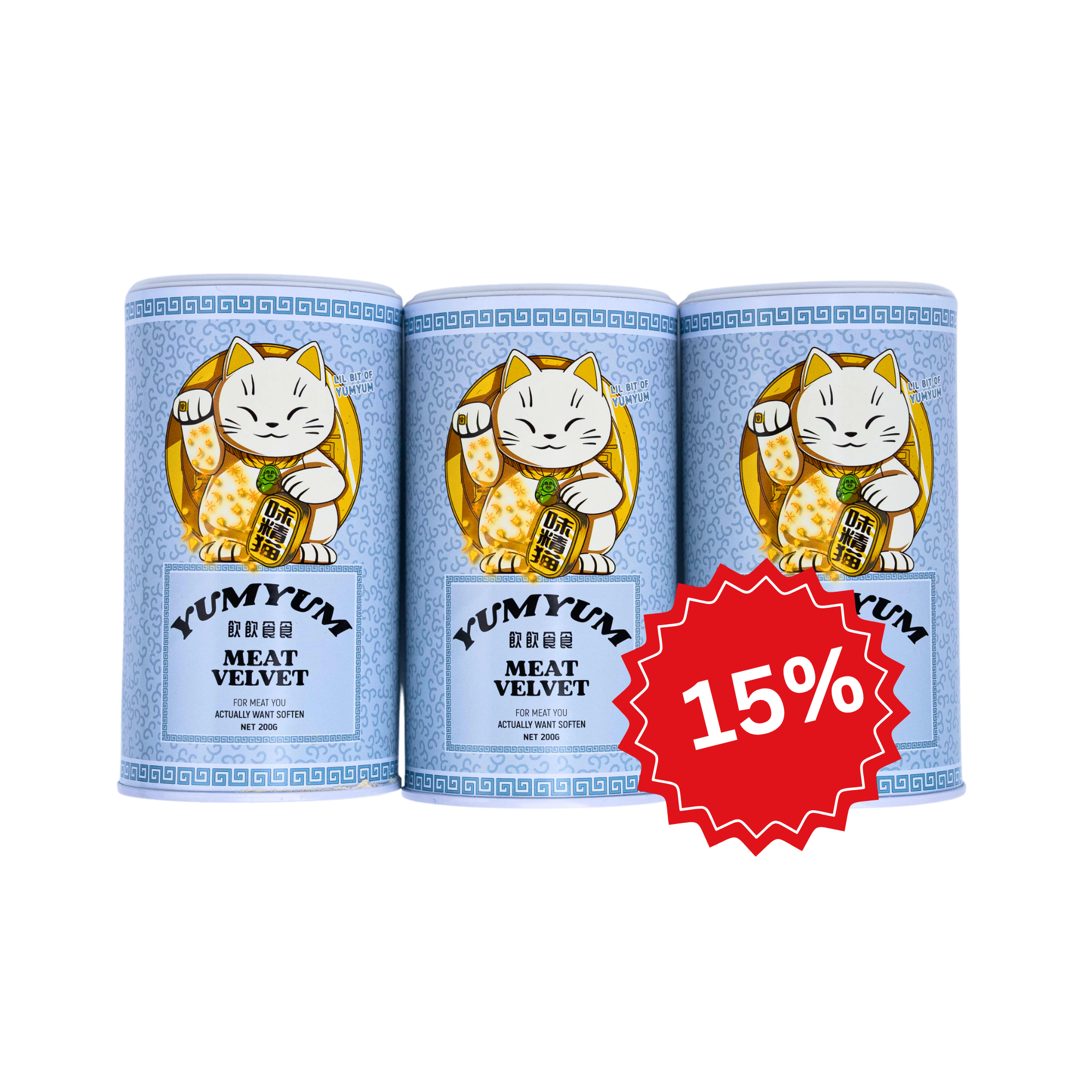 Three-Pack YumYum Meat Velvet