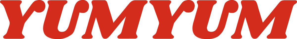 YUMYUM wordmark — red