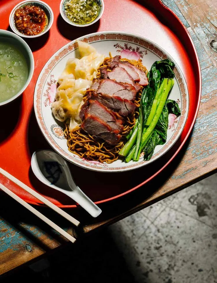 Char siu noodles